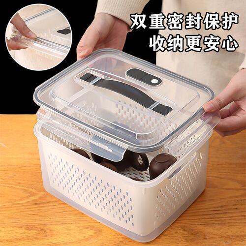 便携手提茶具收纳盒带盖防尘酒杯茶杯沥水放置架茶几桌面整理盒子