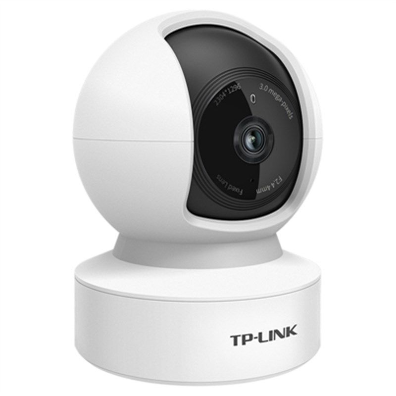 TP-LINK TL-IPC43C全彩远程旋转300万无线网络摄像头家用监控器