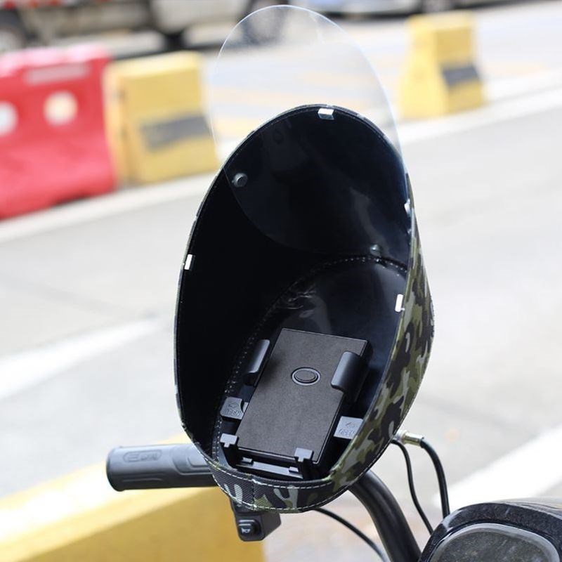 手机遮阳防雨罩新款外卖骑t手电动车导航支架摩托电瓶自行车单车