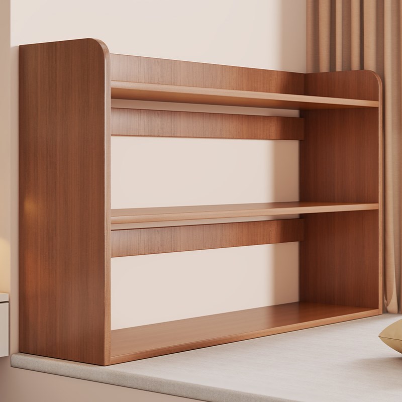 桌面置物架飘窗书架窗台收纳柜子收纳G柜放阳台的简易小书柜分层