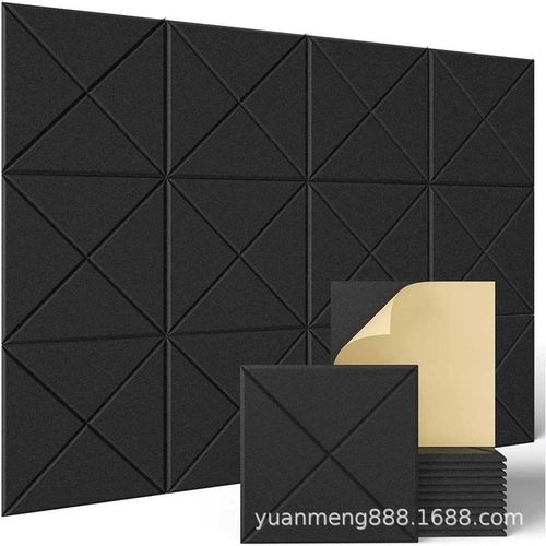 装声学方形音板声学声学垫隔音12吸隔音供货墙板面板件工作室