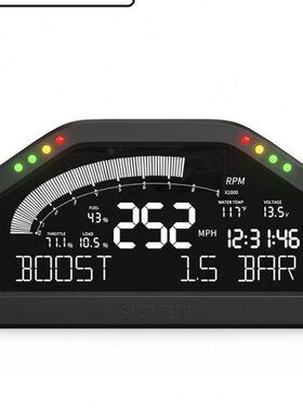 SINCOTECH汽车通用多功能改装仪表OBD2七彩转速车速水温表DO921