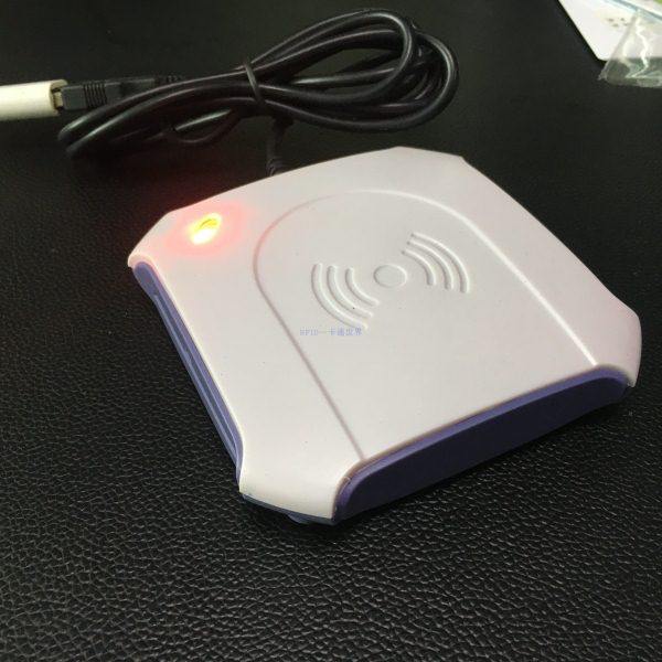 高频双协议RFID读写器-USB仿串口13.56mhz感应卡写卡机HX540D-U-E