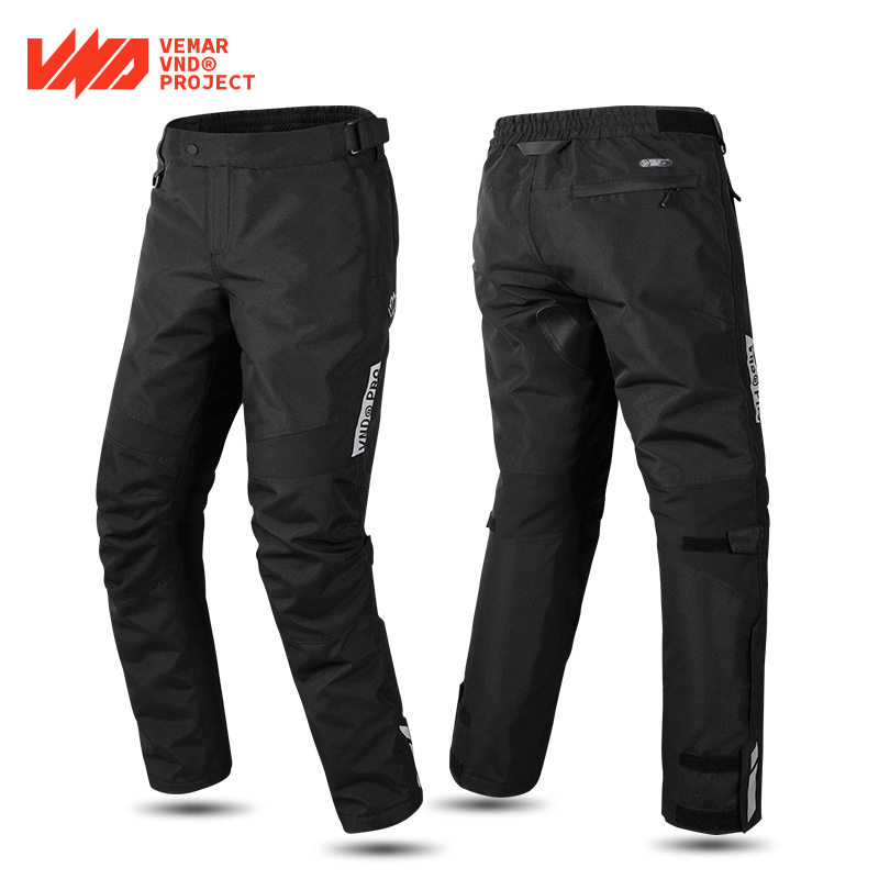 VND摩托车防风裤机车骑行裤快穿快脱快拆保暖挡风速脱裤冬季男女