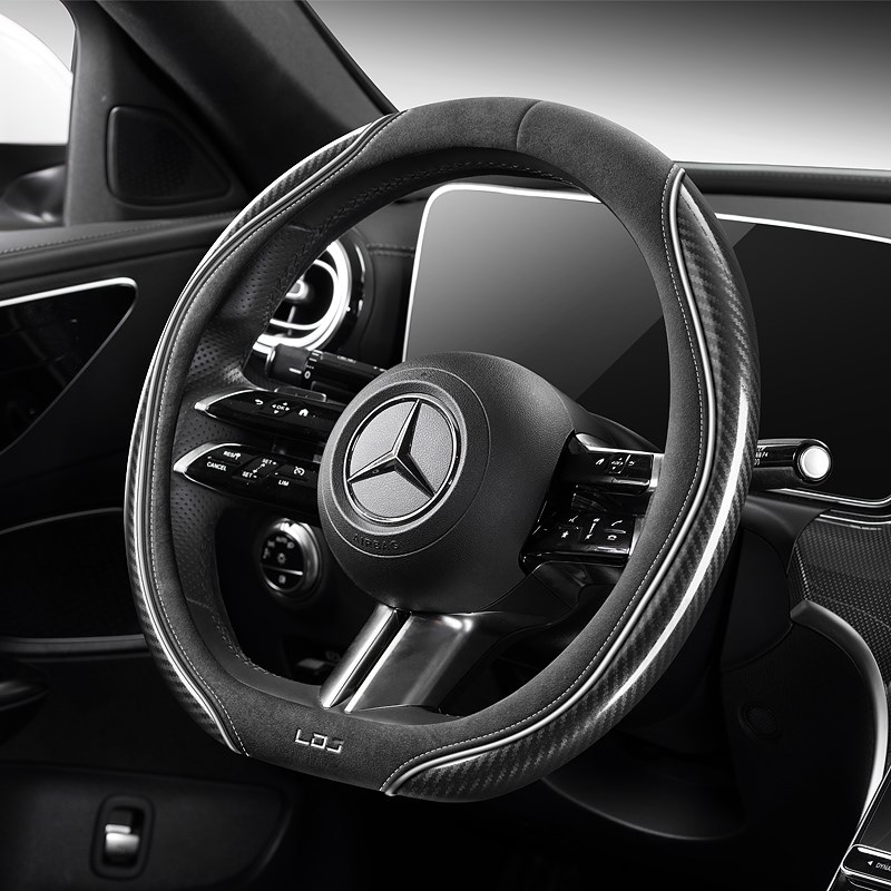 奔驰c260l方向盘套新款翻毛皮e300l/a200l/e级gla/glb/glc300把套