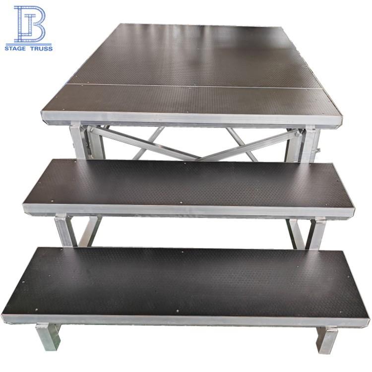 演出设备工厂直销铝合金舞台桁架设备拼装舞台阶梯庆典阶段T台