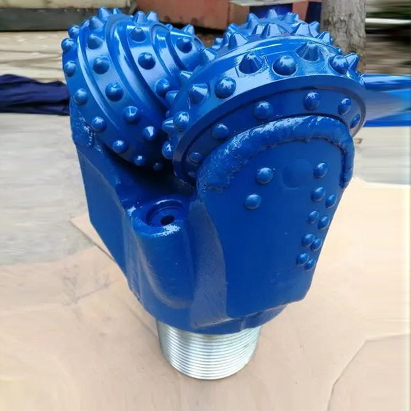 三牙轮钻头镶齿三石油钻井地质钻探镶齿自钻地质勘探耐磨