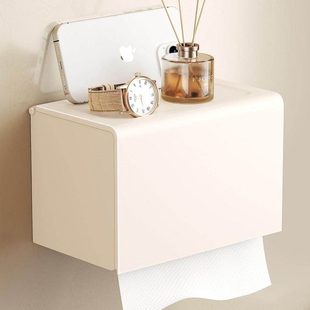 卫生间纸巾盒防水免打孔置物架抽纸卷纸厕纸盒洗手间厕所收纳神器
