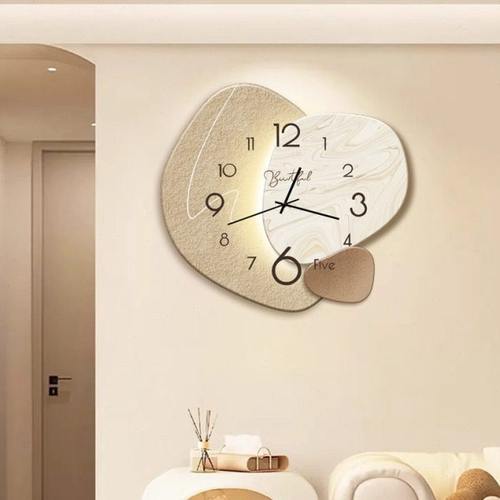 钟表挂钟客厅创意时尚简约现代装饰时钟挂墙石英网红挂表餐厅家用