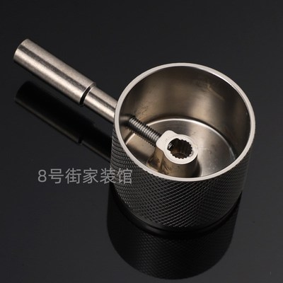 防打滑水龙头开关把手杆子加长配件旋转飞雨瀑布龙头替换水阀旋钮