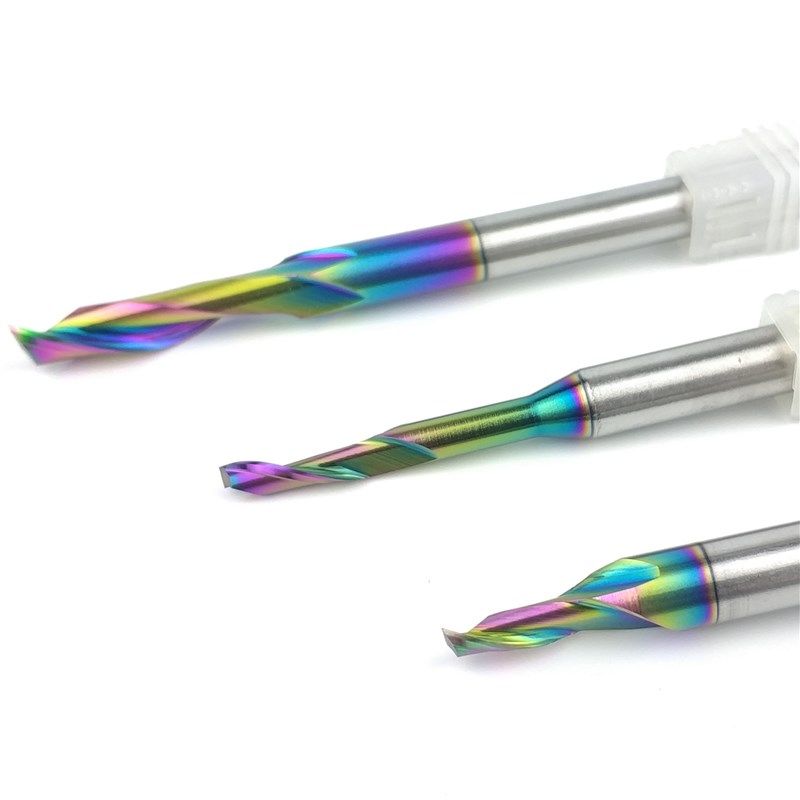 HESSEN铝用单刃仿形铣刀切割铝合金门窗边框型材幕墙开槽锁孔刀