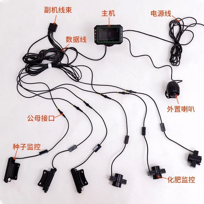 新星F9智能语音监控播种机报警器漏播高精度玉米黄豆小麦耕种机械