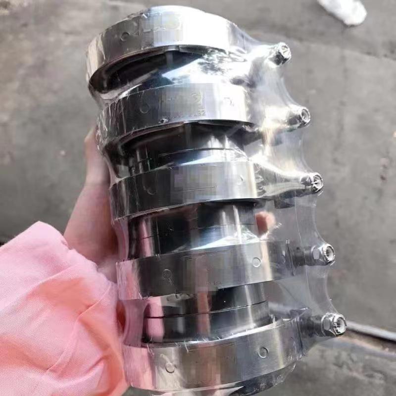 304不锈钢沟槽卡箍汽车排气管V型法兰连接卡箍化工用卡箍