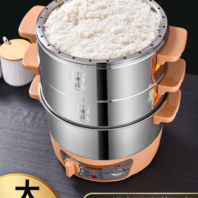 茂腾定时304不锈钢无孔电蒸锅节能不串味蒸饭锅多功能家用蒸菜锅