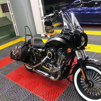 哈雷883 X48 1200改装辐条轮毂 H复古BOBBER风格钢丝轮毂