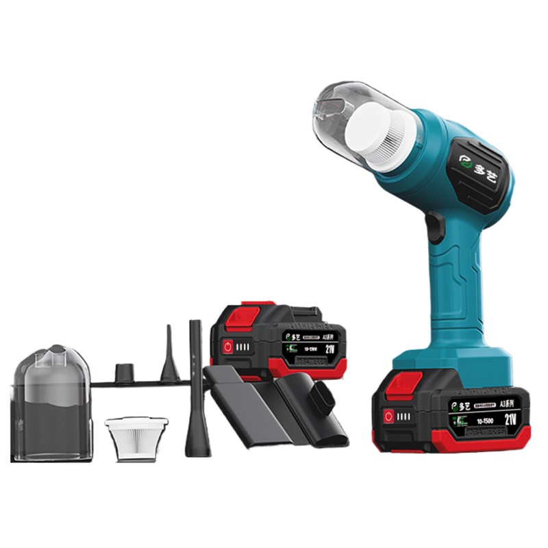 牧田款车载吸尘器车用无线充电汽车家用大吸力强力手.持吹吸两用