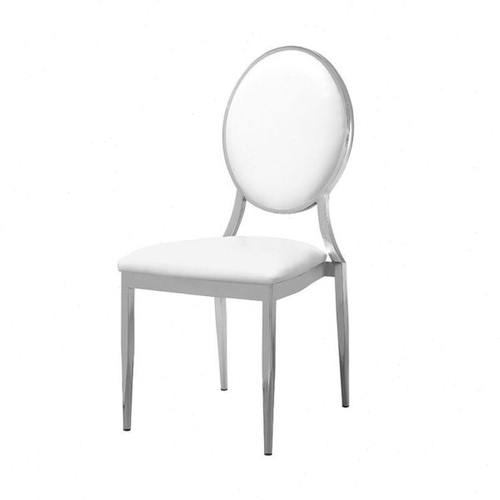 现代简约餐椅酒店餐厅饭店家用靠背椅轻奢不锈钢餐椅电镀太阳椅