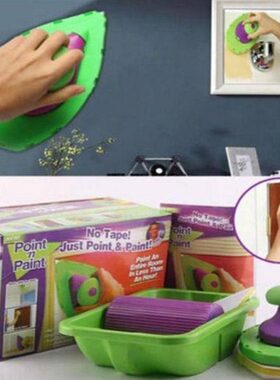 point n paint TV油漆刷绿色三角油漆刷多功能油漆刷涂料刷