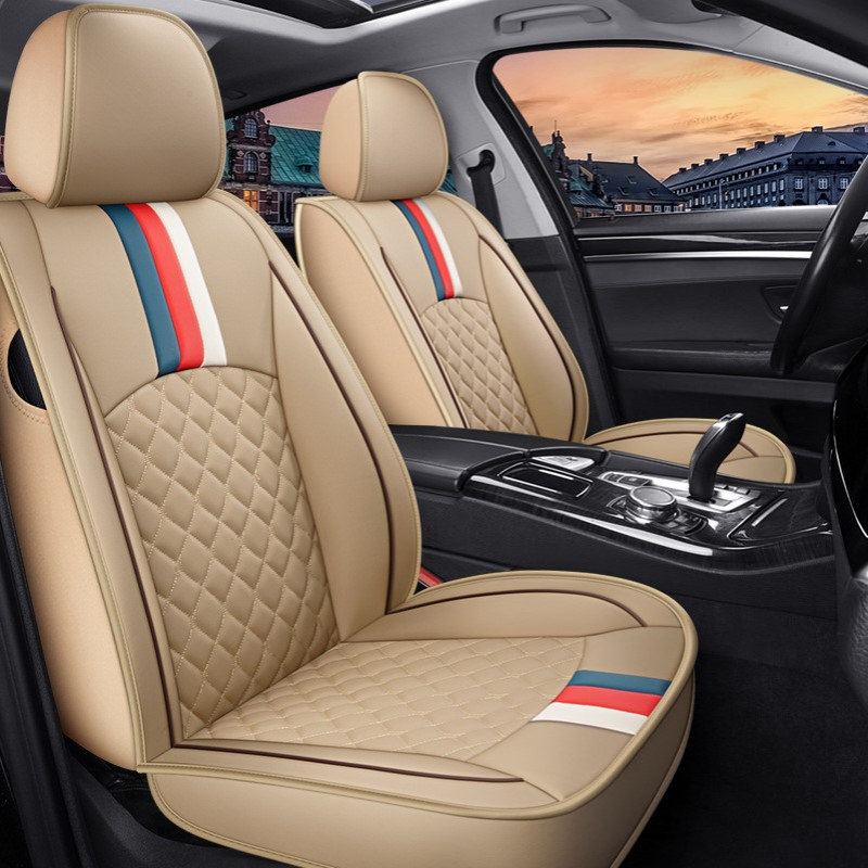 汽车坐垫皮座套座垫四季通用新款汽车座套卡纳皮车座垫车用品1306