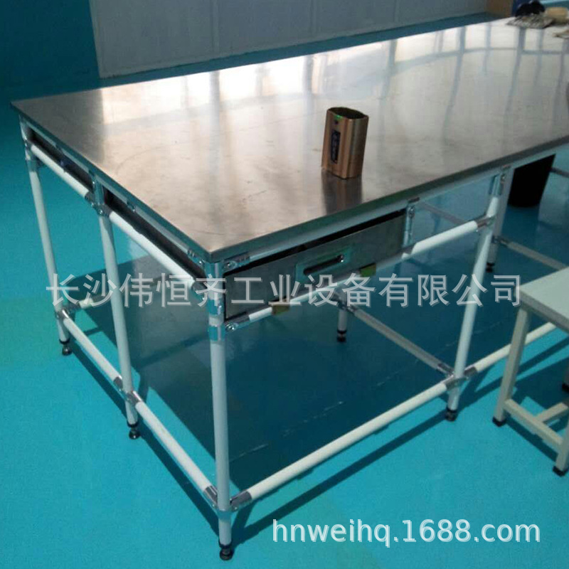 防静电周转物料架操作台工厂精益管线棒物料架生产线精益管工作台