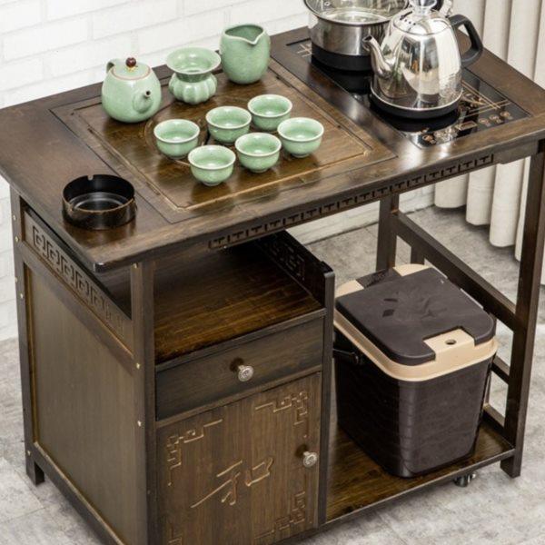 移动茶台家用茶桌小茶车沙发边桌办公室茶柜子烧水壶一体功夫茶几,住宅家具,家用茶台/茶桌,淘宝优惠券,粉丝福利购,淘宝优惠卷