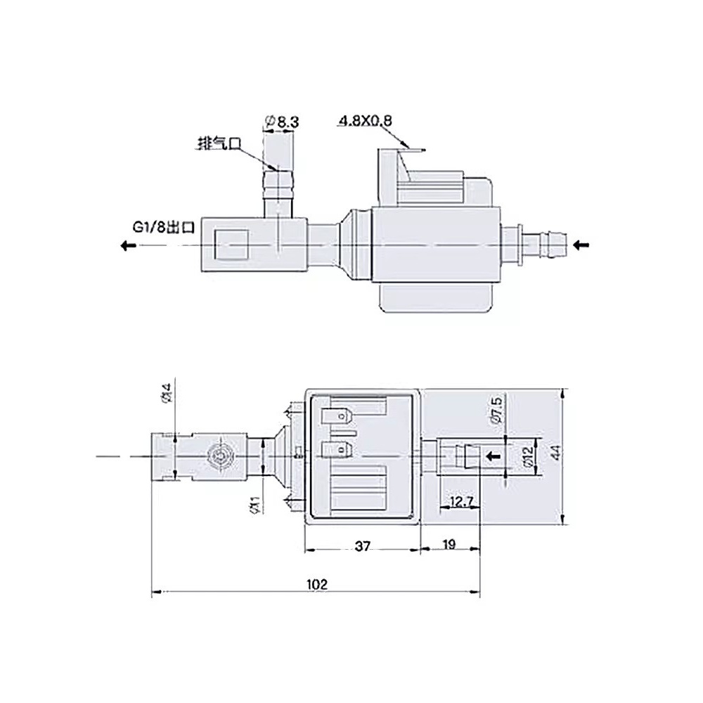佳音电磁泵JYPC-3Cep5电磁水泵蒸汽电熨斗配件220v抽水泵增压泵