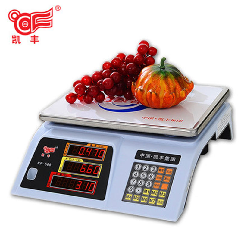 热销新款高精度电子秤超市计价秤商用台秤水果 称重仪器现货供应