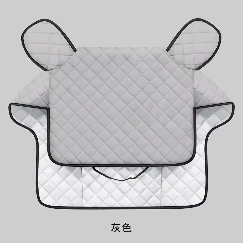 电动车挡风被夏季防晒防水遮阳防风夏天通L用薄款电瓶摩托三轮新