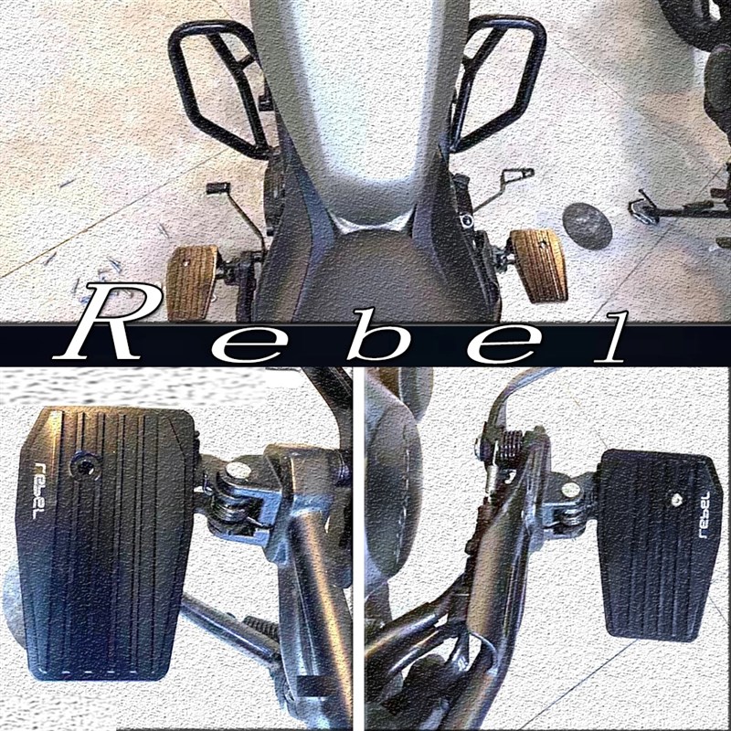 适用本田CM3g00 cm500叛逆者脚踏板改装加大 摩托车前巡航刹车脚