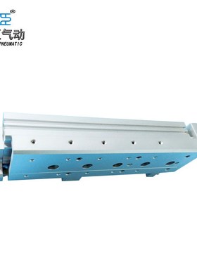 亚德客型滑台气缸 双轴型精密滑台气缸HLQ16X100S 厂家直销气动缸
