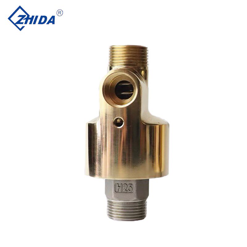 冷却辊用内管旋转式冷却水双向旋转接头铜HSX20/25/32/40/50HS-xf