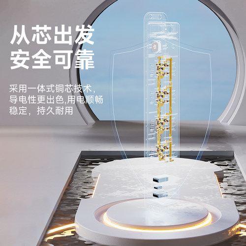 桌面嵌入式插座办公室隐藏式USB快充排插书桌内嵌式五孔插板隐形