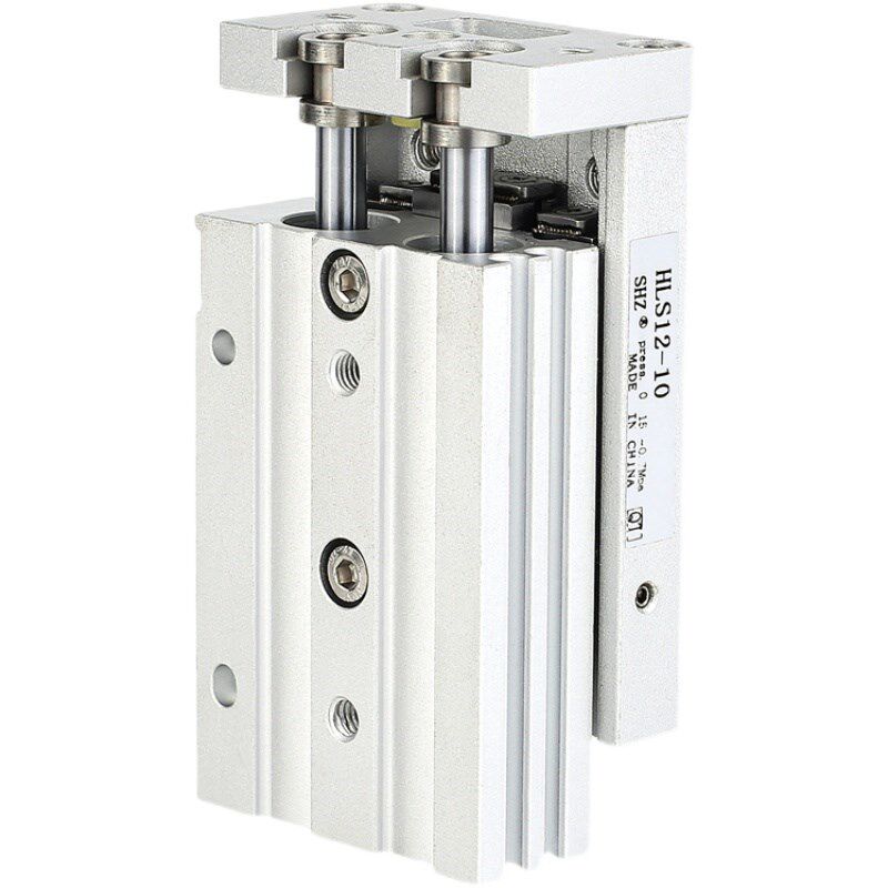 亚德客型HLS6精密导轨滑台气缸HLS8/12/16/20/25X10X30X40X50X75S