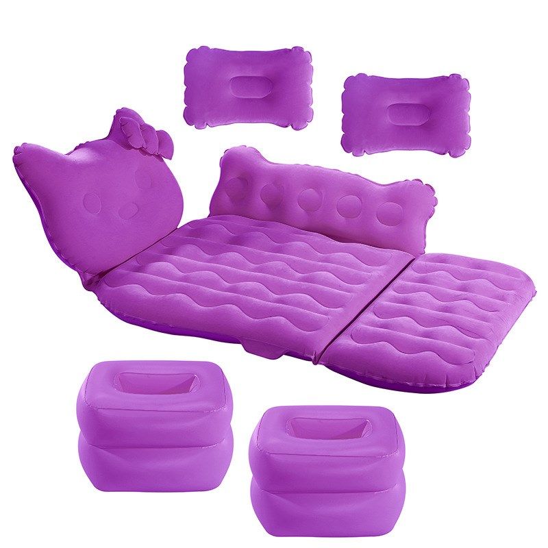 跨境加厚汽车坐垫充气床车载后排折叠睡觉床垫车内后座气垫床