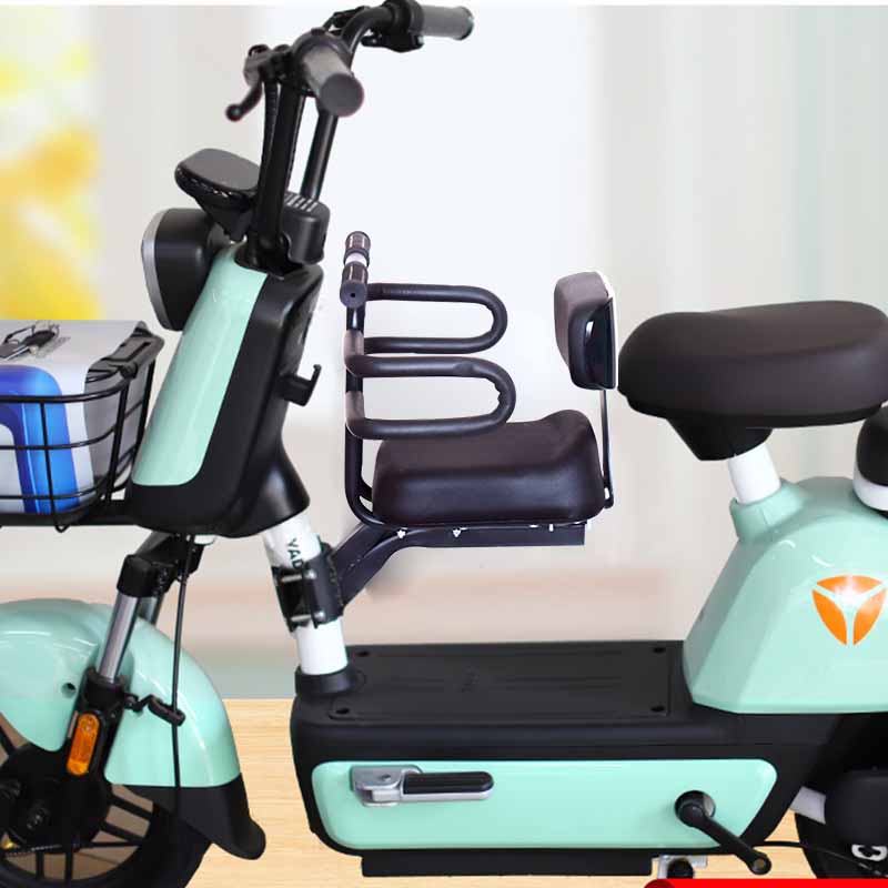 儿童座椅前d置电动车爱玛雅迪绿源台铃通用电瓶车宝宝婴儿坐椅小