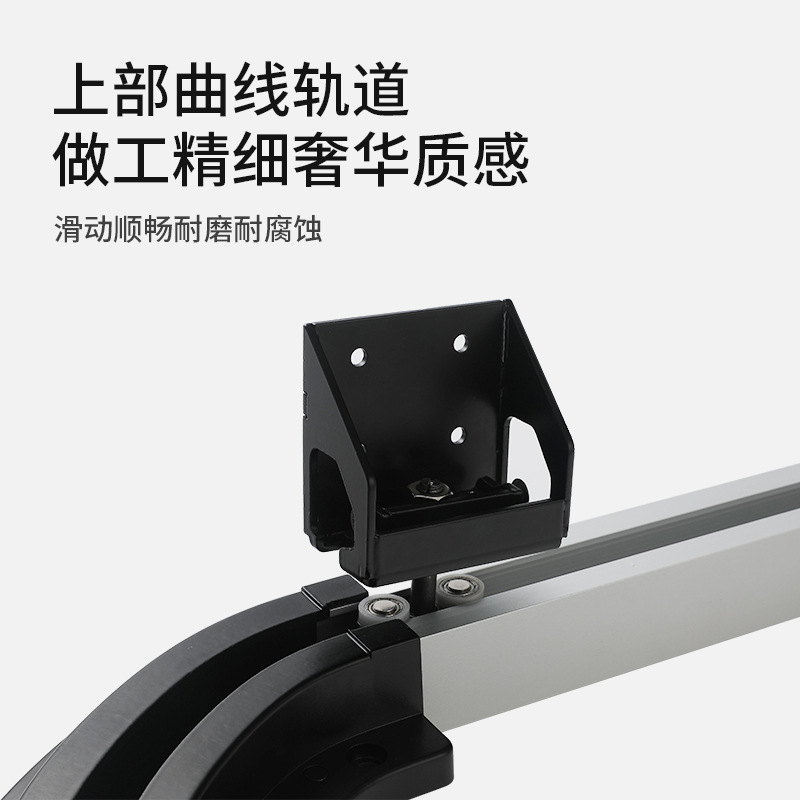 内推巴士门平移门滑轨衣帽间主卧隐形房门推拉平面门轨道五金配件