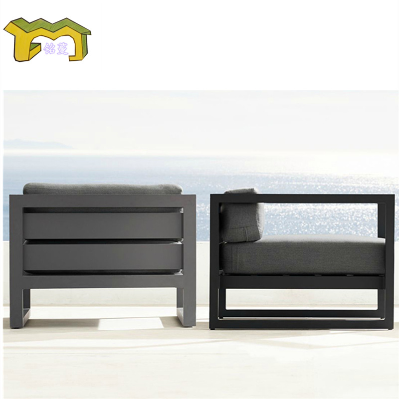 户外沙发茶几组合阳台休闲露台庭院别墅花园桌椅防水室外金属家具