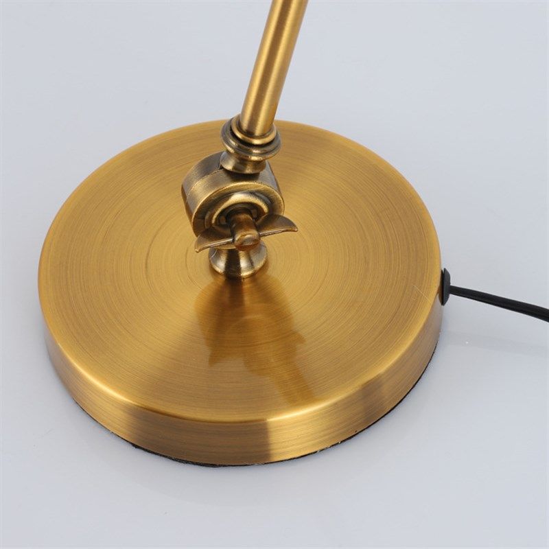 LOFT复古工业风台灯插电式铁艺C工业台灯工作灯机械长臂折叠台灯