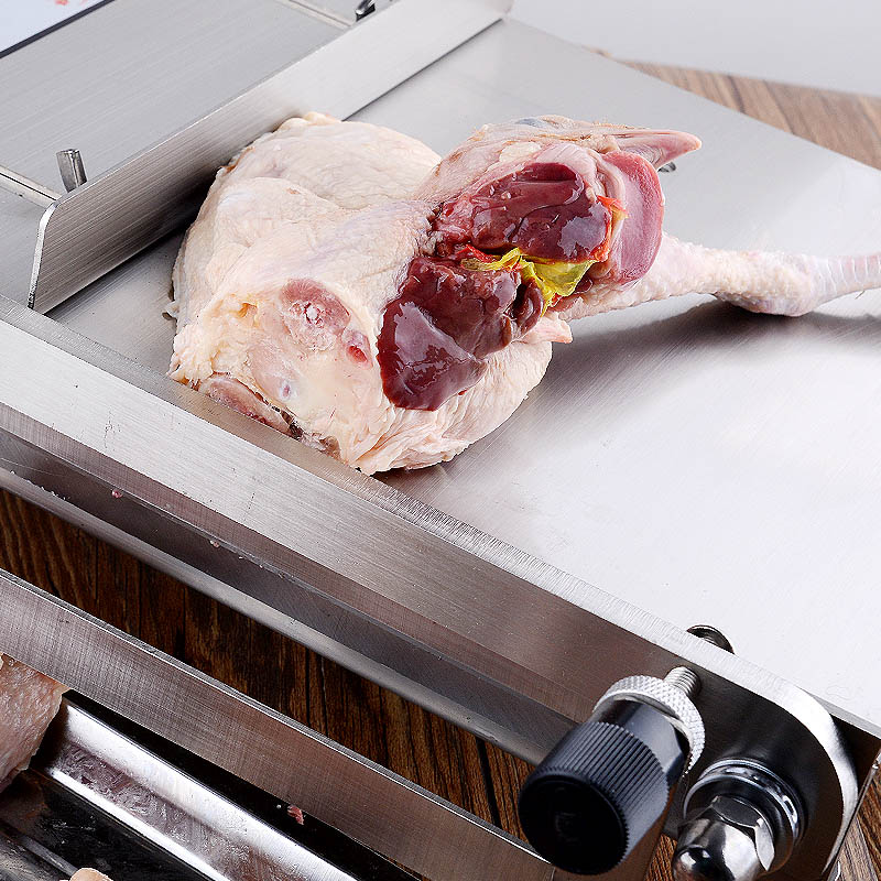 商用切肉片机不锈钢手切铡鸡块机D阿胶糕牛轧糖切片机手动砍骨刀