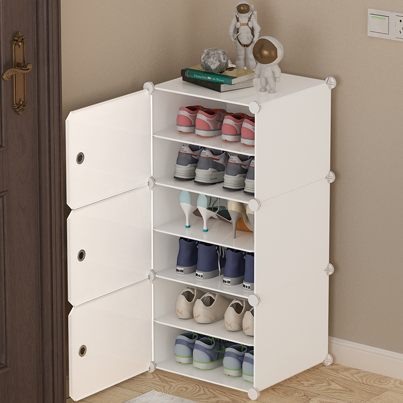 宿舍鞋架简易放门口多层防尘家用经E济型收纳神器小型鞋柜子省空