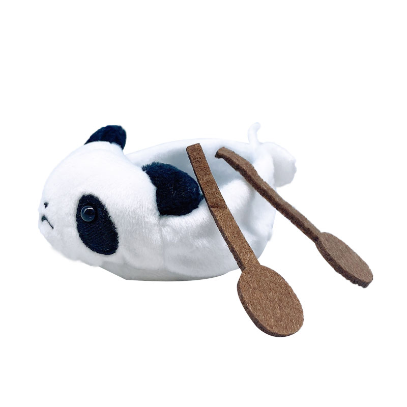 现货 Proogf 迷你 布艺 海豹熊猫小车船 娃娃粘土人用毛绒车  扭