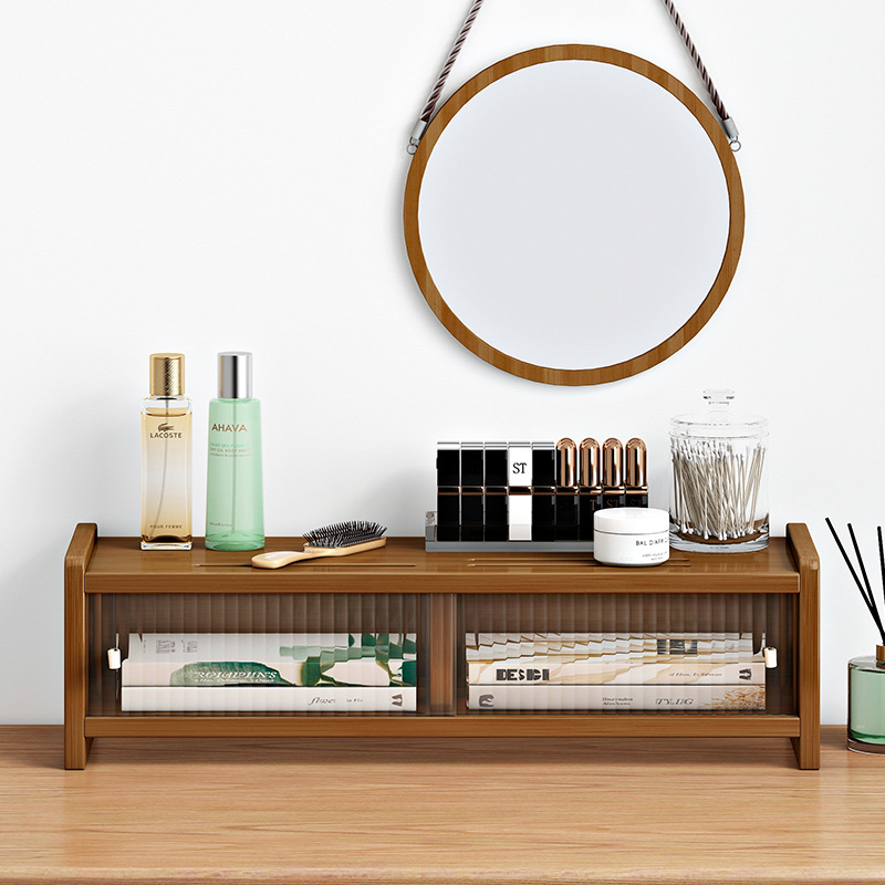 办公室桌面电脑显示器支架增高架底座带抽置物架垫高架小型电脑桌