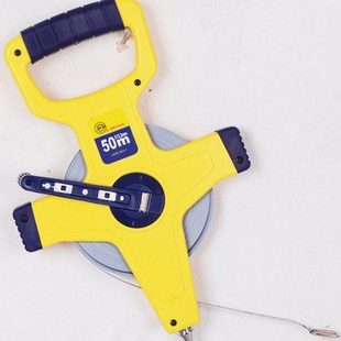 长城精工架式 插地尺高耐磨测地尺30 1手提架式 100米 钢卷尺J8