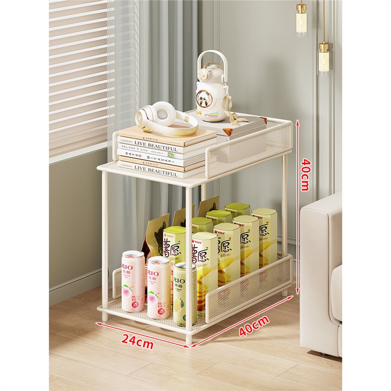 夹缝收纳柜分层整理架卫生间窄缝置物F架浴室边柜客厅储物柜款窄