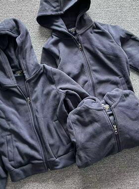 外贸单秋冬新款男女童连帽卫衣休闲运动外套宝宝拉链上衣