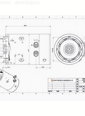 厂2家直供242v直流电机 700转W短时液压油泵电机 768.2有刷直流电