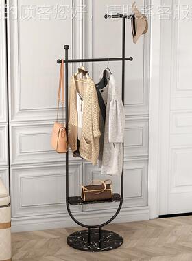 轻奢架衣卧室落地简易衣挂衣房间转架角家用北欧帽收纳铁置dx28物