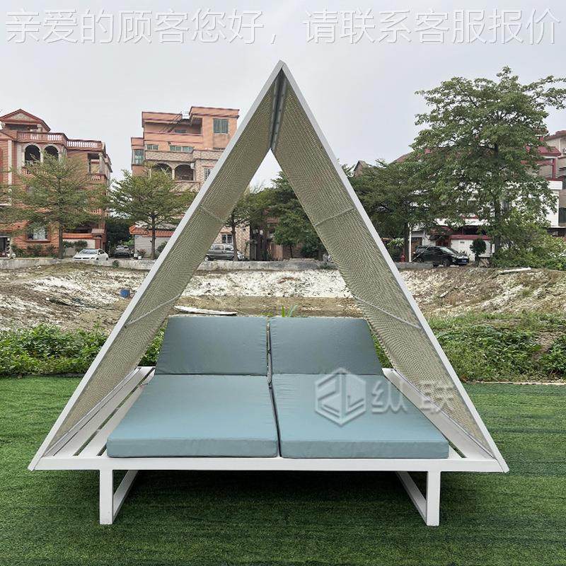 户泳池躺床沙发庭院景外区水外防晒躺椅创意防502设计室藤编双人,住宅家具,户外沙发,淘宝优惠券,粉丝福利购,淘宝优惠卷