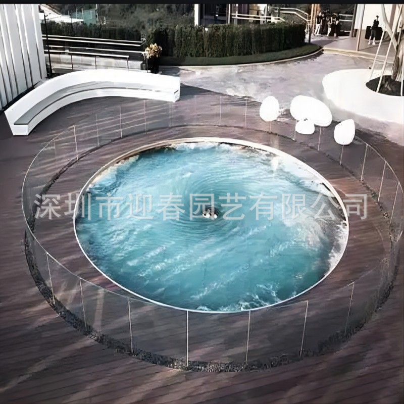 创意水景漩涡喷泉设备设计安装制作漩涡水景立体动态水景工程