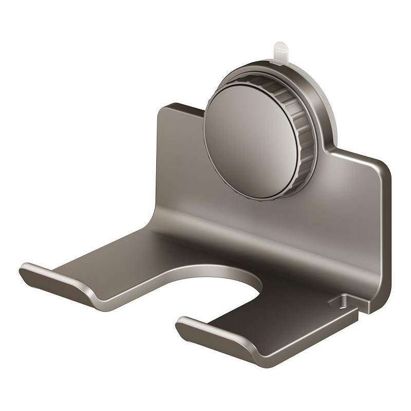 吸盘吹风机支架置物架免打孔太空铝F壁挂式浴室电吹风挂架风筒收